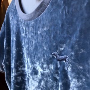 Baby Blue Velvet PINK Tee